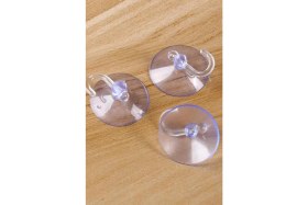 Resim Hepta Collection Vantuz Öpücük Vantuzlu Askı 100 Adet Cam Vantuzu Cap 3 cm 1410 