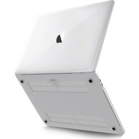 Resim Apple Macbook Uyumlu Pro 13 2021 Macbook Uyumlu Buzlu Kapak - Şeffaf Çok Renkli 