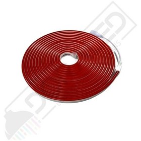Resim 12 Volt 6x12mm Kırmızı Esnek Neon Led 5 M 