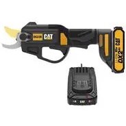 Resim CAT DG236 18Volt 2.0A Li-ion Tek Akülü Profesyonel Kömürsüz Dal Budama Makası 