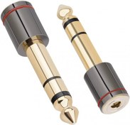 Resim Lüx Gold 3.5mm To 6.3mm Çevirici 6.3 mm Erkek 3.5 mm Dişi Adaptör Stereo Kulaklık Mikrofon Dönüştürü 