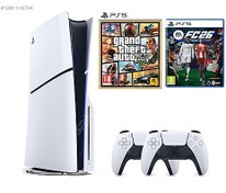 Resim Sony Playstation 5 Slim CD+2.KOL +Fc 25+GTA 5 SC TECHNOLOGY 