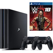 Resim Sony Playstation 4 Pro Tb + 2. Kol + W 2K8 