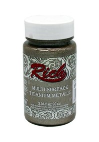 Resim Rich Multi Surface Titanium Metalik Boya 90 Cc. 2508 Antik Bej 