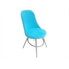 Resim BENGİ TİCARET Sandalye 13804 Gonca Dökme-sünger Metal Nikelaj Ayak1ad Babyface Kumaş El Yapım 