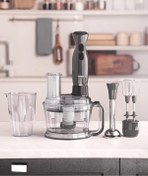 Resim Karaca Mutfak Robotu 1,5 L Geniş Hazne, Turbo Fonksiyonlu 2000 W Güçlü Motor Gri 