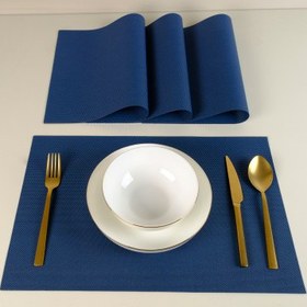 Resim Maxstyle Harmony Sapphire 4 Parça Amerikan Servis Seti 30x45 cm 
