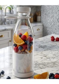 Resim Diğer Şarjlı Taşınabilir Blender 380 Ml Usb Kablosuz Smoothie Ve Meyve Karıştırıcı 