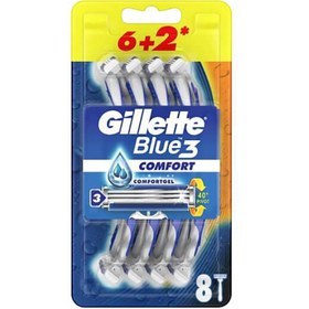 Resim Gillette Blue3 Tıraş Bıçağı 6+2 Comfort 