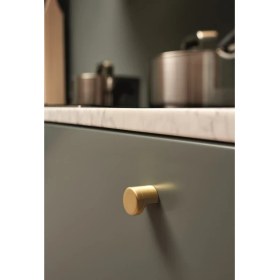 Resim Anda Furnipart Düğme Kulp Poınt 028MM Fırçalı Altın 