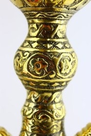 Resim gökkuşağı nargile Büyük Boy Geleneksel Bakır Nargile Tam Set 