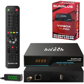 Resim CPU ELEKTRONİK 8ut1k0 Vipbox Gold Pro Kasalı Mini Uydu Alıcı Dijital 4k Dahili Wifi Iptv Youtube Ethernet Free I 