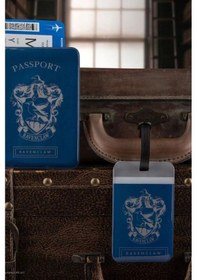 Resim Cinereplicas Harry Potter Ravenclaw Pasaport Kılıfı Ve Valiz Etiketi Seti Kartlık Cüzdan Mavi 