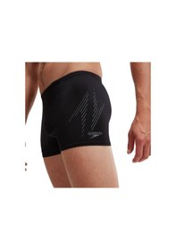 Resim Speedo Hyperboom Placement Aquashort Erkek Yüzücü Mayosu Siyah 