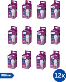 Resim Philips Mycare LED Lamba 13W - 100W 6500K Beyaz Işık ( 12 Lİ Paket) 