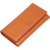 Resim Turuncu Deri Kadın Cüzdan - S1CB00005807-H67 