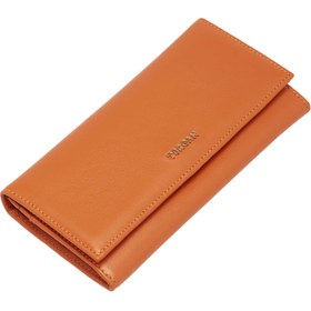 Resim Turuncu Deri Kadın Cüzdan - S1CB00005807-H67 
