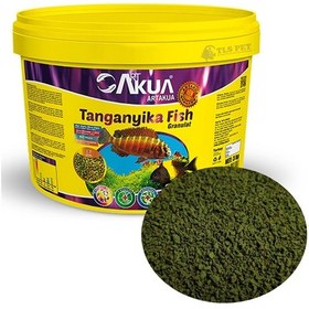 Resim ArtAkua Tanganyika Fish Bitkisel Balık Yemi (Açık) - 250 GR 