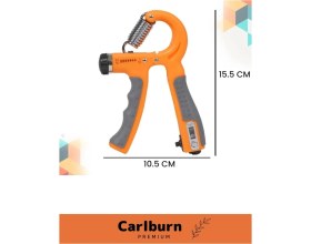 Resim Carlburn Premium Sayaçlı Bilek Güçlendirici 5-60 Kg Ayarlı El Bilek Güçlendirme Yayı 
