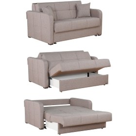 Resim Kilim Mobilya Adonis XL Yataklı Kanepe 160 Açık Kahve 