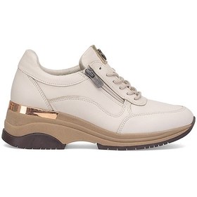 Resim Venüs 2313081k Kadın Hakiki Deri Dolgu Topuk Ayakkabı Bej Bej 