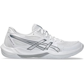 Resim Asics Gel Rocket 12 Unisex Voleybol Ayakkabısı 1072A119-101 Krem 