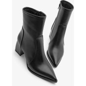 Resim Marjin Kadın Sivri Burun Kalın Topuklu Bot Rodis Siyah 