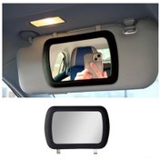 Resim Youmex Araç Güneş Koruyucu Kozmetik Aynası - Evrensel Kullanım, Kolay Kurulum, Dayanıklı Cam Ve Pp Malzeme İle Güvenli Sürüş Desteği 