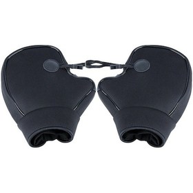 Resim Rogfer Kışlık Sbr Su Geçirmez Moto Kollukları - Isı Sağlayan, Rüzgar Engellli Elektrikli Bisiklet El Korumaları 