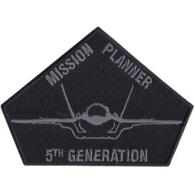 Resim Aplike Ütü İle Yapışan Mission Planner Siyah Arma 6 cm 