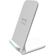Resim Maiyame Fabrika Özel Modeli 20 W Katlanır Kablosuz Şarj Cihazı Dikey u Tutucu iPhone Uyumlu 
