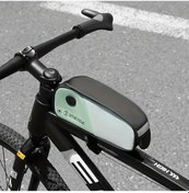 Resim Chuangyinshop Dtucycle Yeşil Ön Demir Çanta Manyetik Bisiklet Telefon Tutucu Dağ Yol Bisikleti Yeşil 