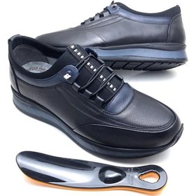 Resim Derilax Hakiki Deri Tam Ortopedik Erkek Ayakkabı Siyah 