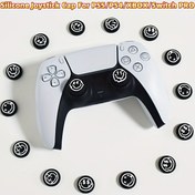 Resim Black Monster Serisi Silikon Joystick Kapakları, Silikon Başparmak Kapakları, Joystick Koruyucu Kapaklar, yüksek kaliteli silikon malzeme, yumuşak ve konforlu, kaydırmaz ve aşınmaya dayanıklı, oyuncular için hediye, PS5/PS4/XBOX/Switch PRO 