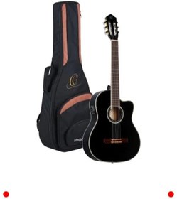 Resim markentegra Siyah Renk Elektro Klasik Gitar 