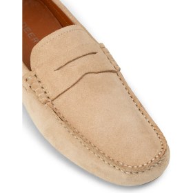 Resim Deery Erkek Hakiki Süet Bej Penny Loafer - E0920MBEJC01 
