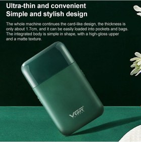 Resim Cordial Vgr V-390 5w Usb Taşınabilir Şarjlı Hareketli Elektrikli Tıraş Makinesi Yeşil Diğer 