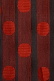 Resim PUANLI MODEL KIRMIZI RENK HAZIR İP PERDE 300 * 270 cm 