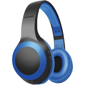 Resim Promate Laboca Bluetooth Kulaklık Kulaküstü Kulaktan Kontrollü HD Kulaklık Mavi 
