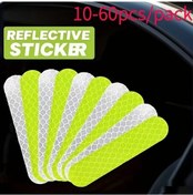 Resim Turcoshop11 50 Adet Yansıtıcı Emniyet Çıkartması Su Geçirmez Pvc Gündüz Gece Görünür 