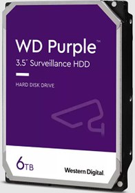 Resim Purple 63PURZ 6 TB 5400 Rpm 256 MB Sata3 3.5" 7x24 Güvenlik Harddisk 