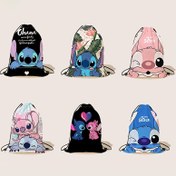 Resim Disney Stitch İpli Sırt Çantası - Çok Cepli Büyük Kapasiteli Yumuşak Kabuklu Seyahat Çantası, Okul, Günlük Geziler ve Disney Hayranları için Sevimli Karikatür Tasarımı (Karışık Renkler, Dayanıklı Polyester), Pratik Cep Tasarımı, Disney Sırt Çantası 