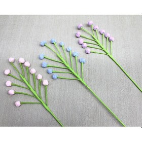 Resim El Örgüsü Dekoratif Tomurcuk Çiçeği 