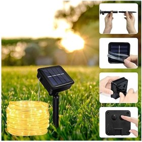 Resim 10 Metre Güneş Enerjili Hortum Led Işık Diğer 