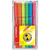 Resim Stabilo Fosforlu Kalem Flash 6 Lı 555/6 
