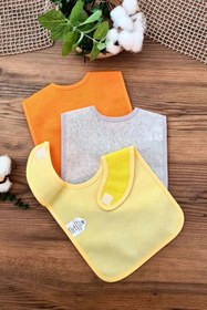 Resim DYZSTAR Pratik 3 lü Sıvı Geçirmez Bebek Mama Önlüğü 0-18 Ay 
