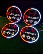 Resim TREND 20Cm Pixel Kayar Ledli Midrange Kapağı Reıs Yazılı Özel Tasarım 4 Adet 20CM Kayar Ledli + Kumanda 