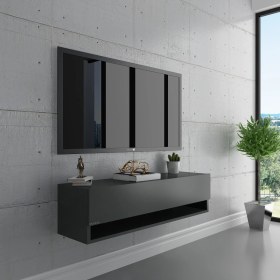 Resim Myniture Duvara Monte Tv Sehpası Antrasit S6101-4 