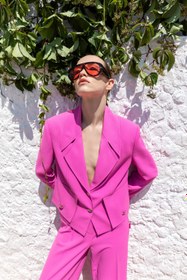 Resim DÜĞMELİ BLAZER CEKET - PEMBE / 42 