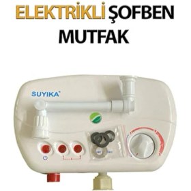 Resim Suyıka Mutfak Üstü Elektrikli Şofben 7000 W 2011 Avrupa Altın Kalite Ödüllü 